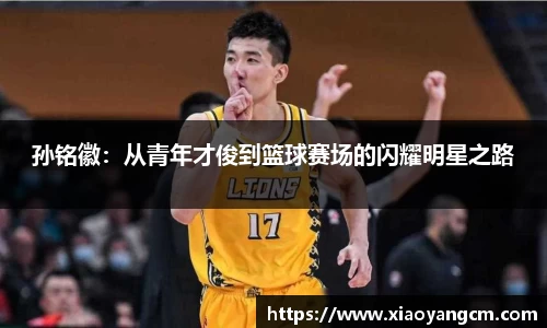孙铭徽：从青年才俊到篮球赛场的闪耀明星之路